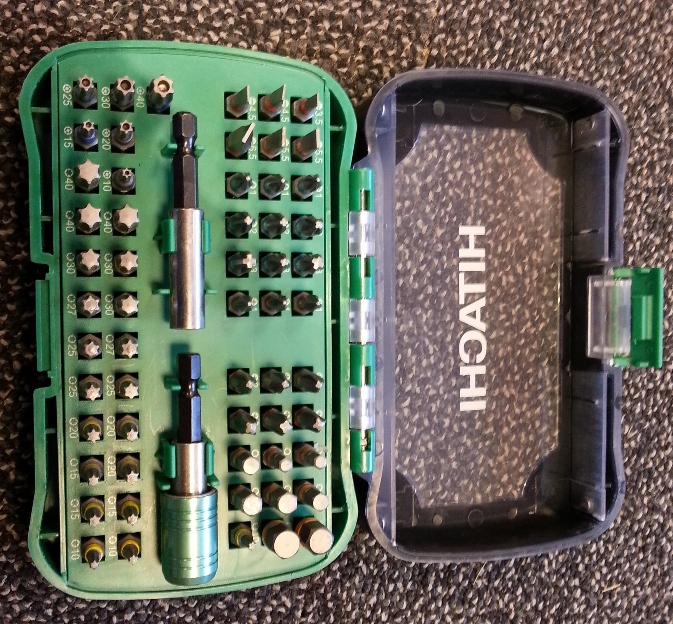 HIKOKI POWER TOOLS - HIA750364 KIT INSERTI 60 ARTICOLI L25MM