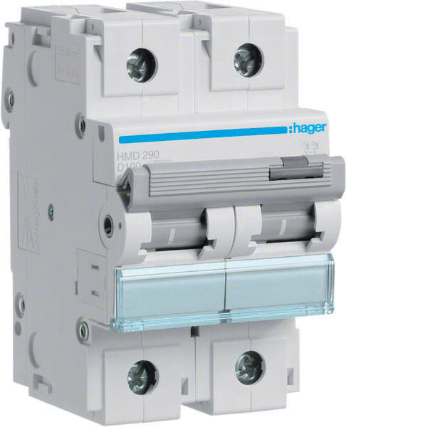 HAGER - HAGHMD290 INTERR. AUTOM. 2P 100A 15KA D 3M