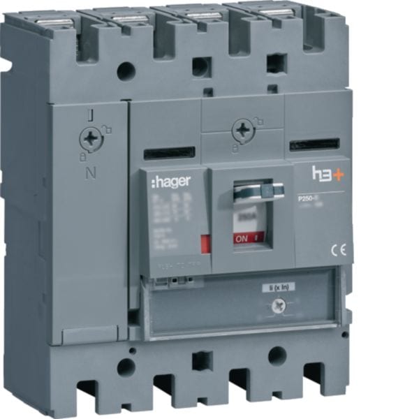 HAGER - HAGHMT101BR INT AUT H3+ P250 MAG 4P 100A 50KA