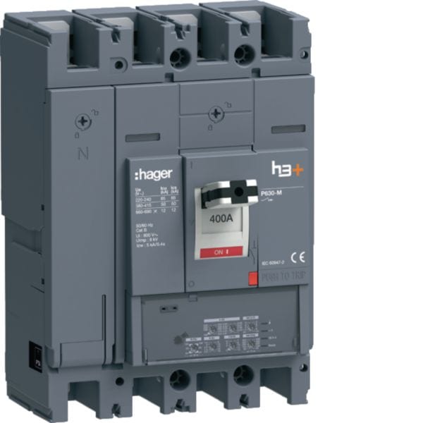 HAGER - HAGHMW401LR INT AUT H3+ P630 LSIG 4P 400A 50KA N REG
