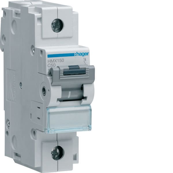 HAGER - HAGHMX150 INTERR.AUTOM 50KA 50A 1P C 1.5M