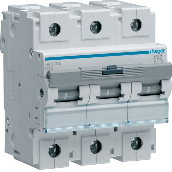 HAGER - HAGHMX310 INTERR.AUTOM 50KA 10A 3P C 4.5M