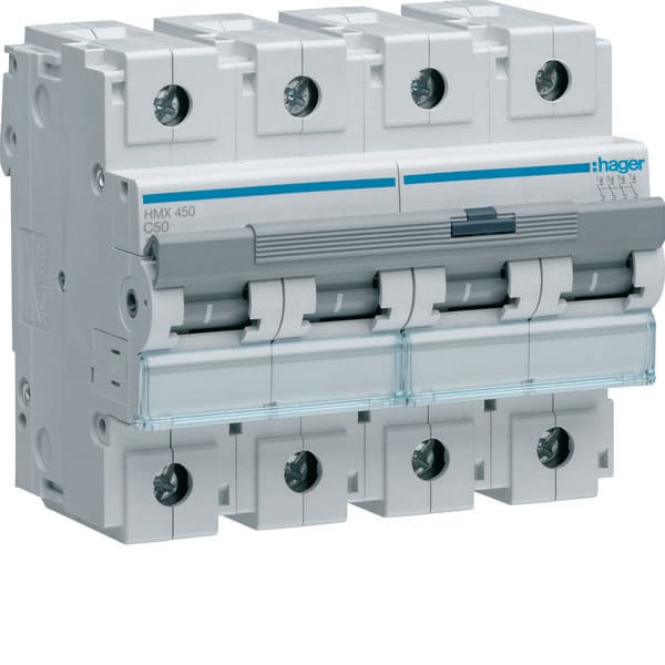 HAGER - HAGHMX450 INTERR.AUTOM 50KA 50A 4P C 6M