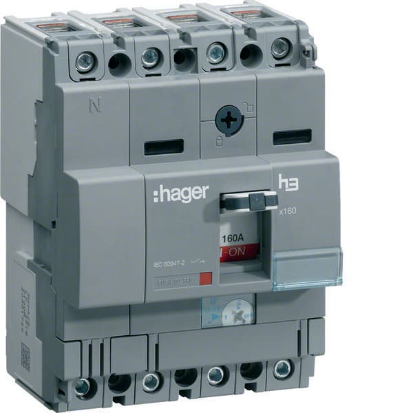 HAGER - HAGHNA041H INTERR AUTOM X160 4P 40KA 40A SGANC TM