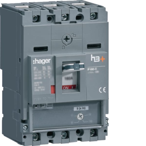 HAGER - HAGHNS080BC INT AUT H3+ P160 MAG 3P 80A 40KA