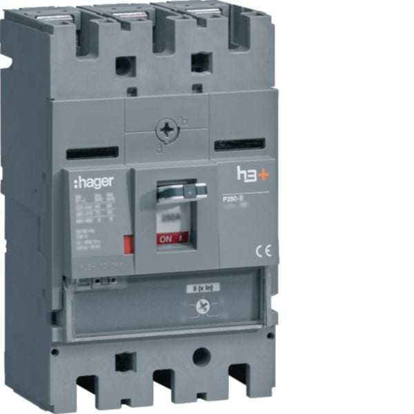HAGER - HAGHNT160BR INT AUT H3+ P250 MAG 3P 160A 40KA