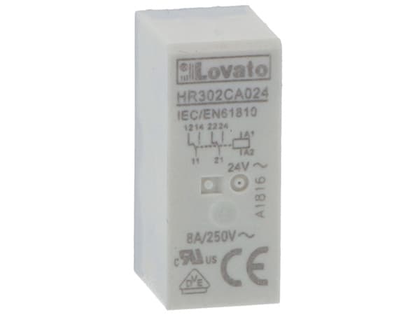 LOVATO - LOVHR301CA024 RELE MINIATURIZZATO 1SC 16A, 24VAC