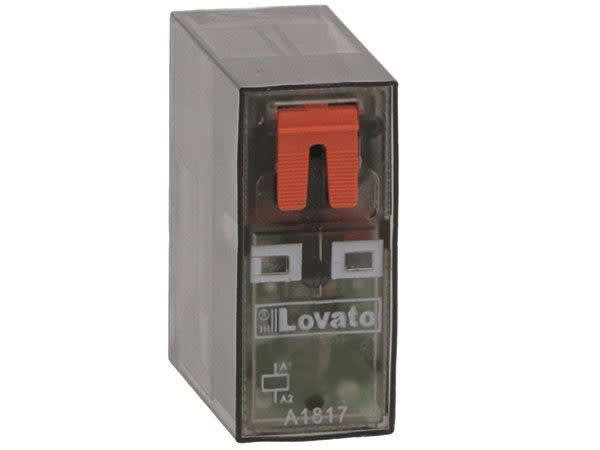 LOVATO - LOVHR502CD012 RELE MINIATURIZZATO 2SC 8A 12VDC +LED