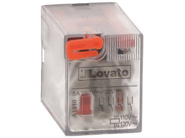 LOVATO - LOVHR604CD012 RELE INDUSTRIALE 4SC 5A 12VDC +LED