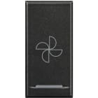 BTICINO - BTIHS4915BC AXOLUTE - COPRITASTO ASPIRATORE SCURO