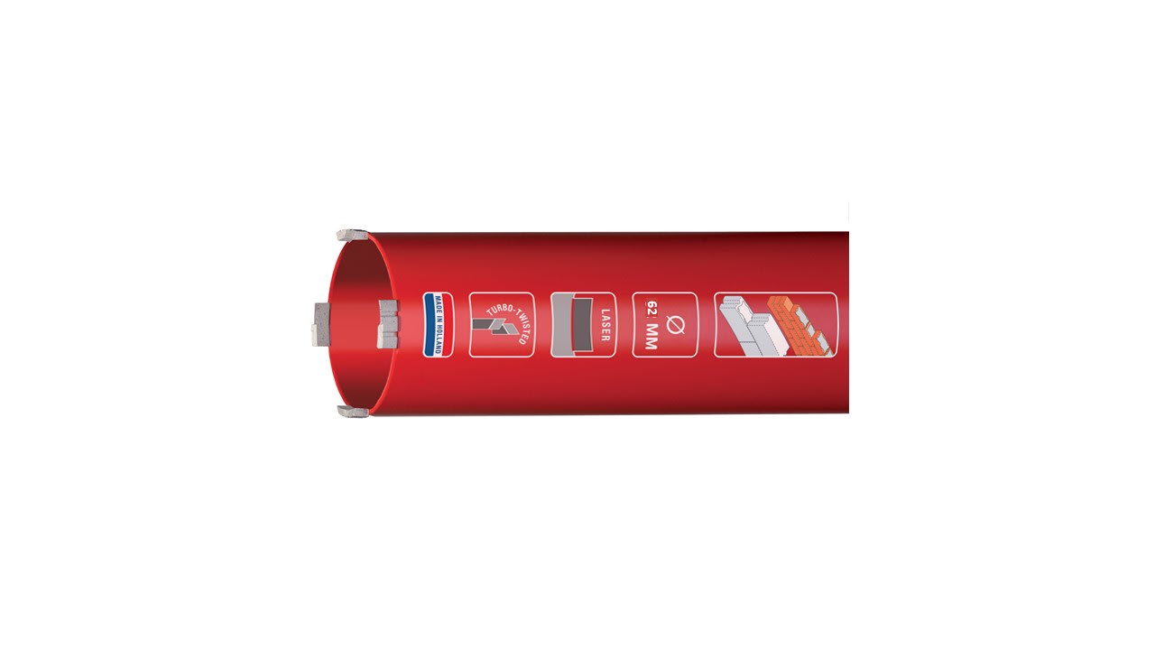 HIKOKI POWER TOOLS - HIAHTL0623404 CORONA SECCO DUSTEC M16 D62X340MM