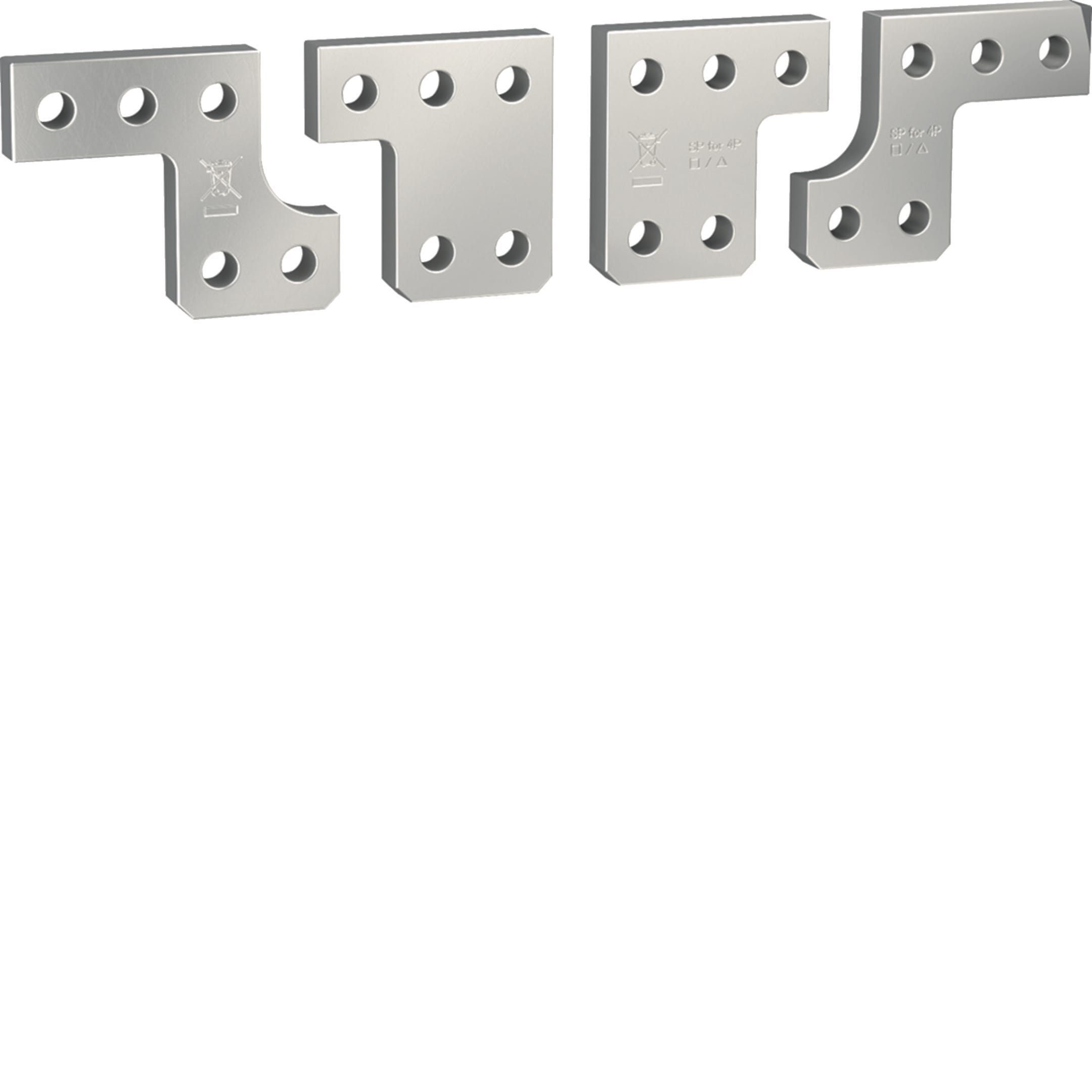 HAGER - HAGHWY002H CONNESSIONI TERMINALI FRONTALI 4P HW1