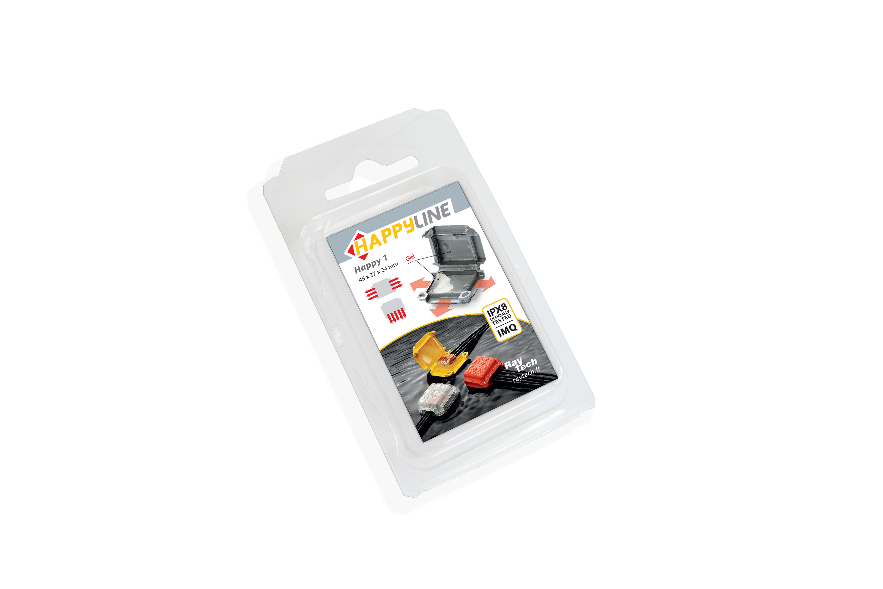 RAYTECH SRL - RYTHAPPY1 HAPPY 1 GELBOX PER MORSETTI (CF 2 PZ)