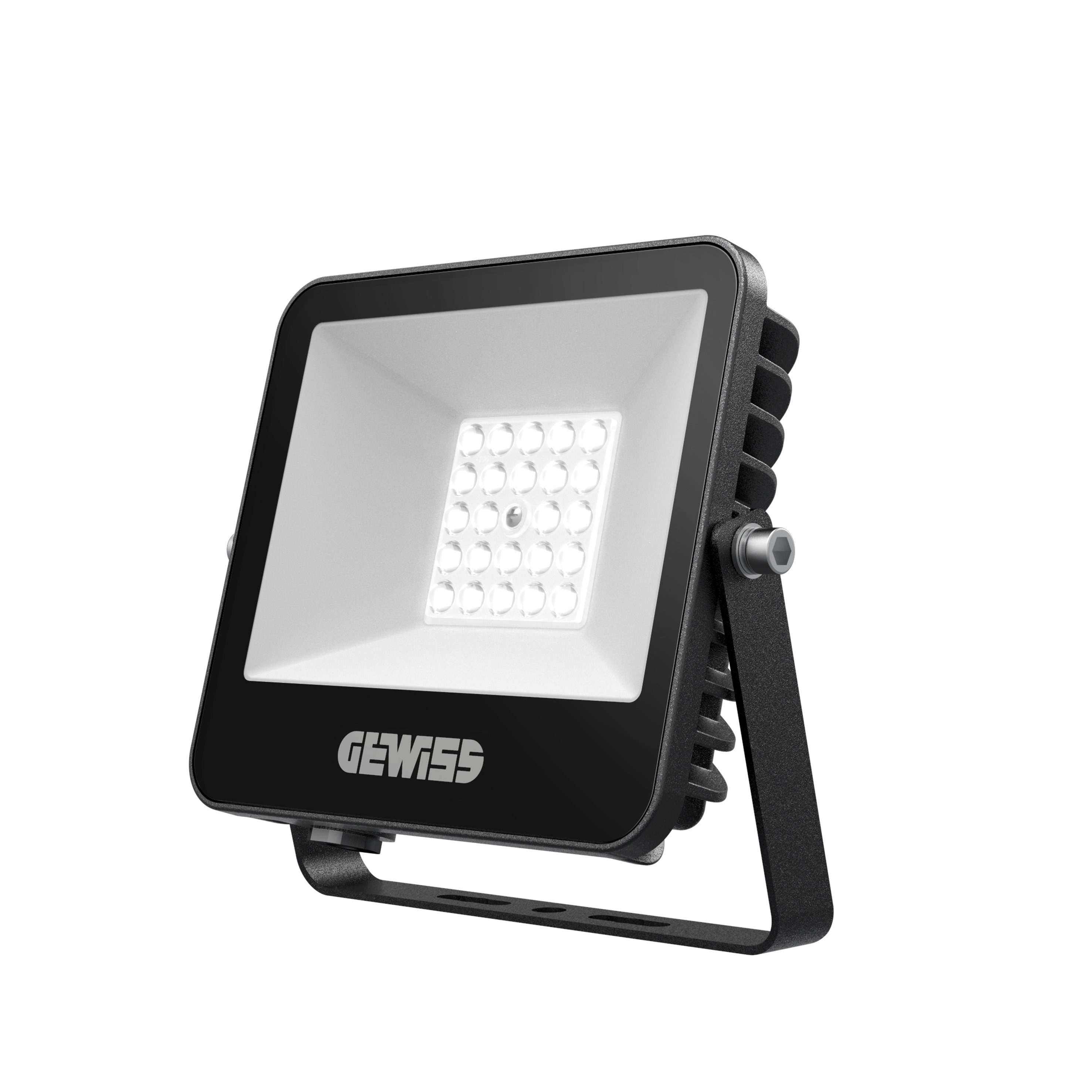 GEWISS - GEWGWF1100AL830 ELIA FL MINI - XS1 10W - 100° - 3000K CRI80 - ON/OFF - IP66 - CLASSE I - NERO