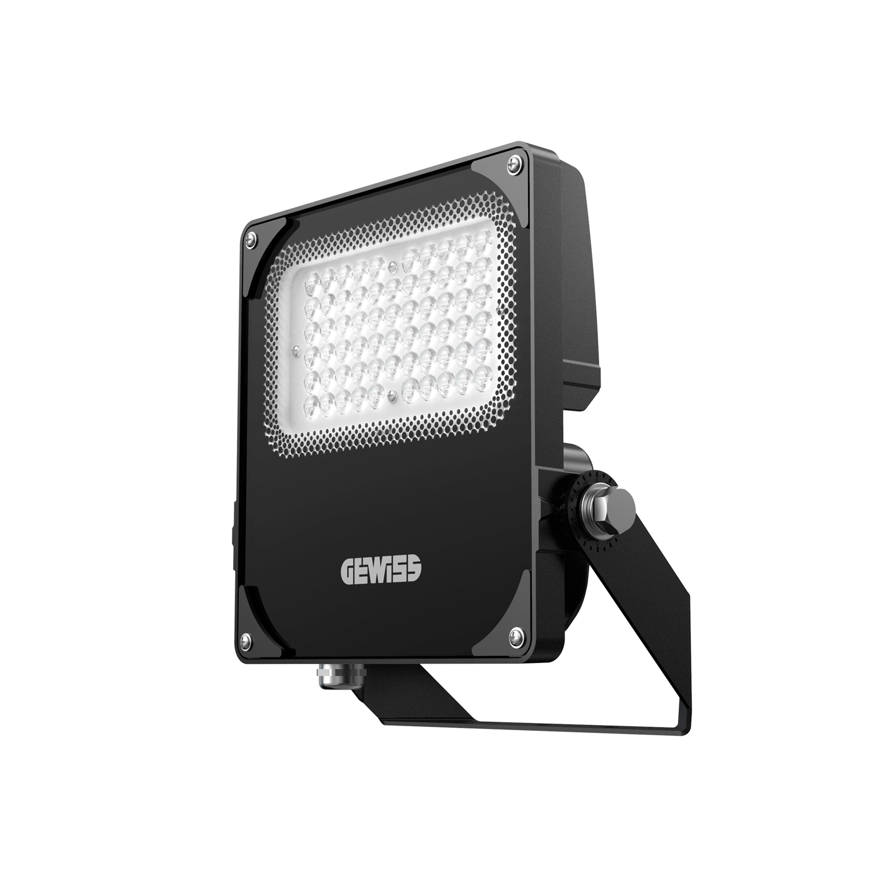 GEWISS - GEWGWF1100HH857 ELIA FL - S3 50W - 60° - 5700K CRI80 - ON/OFF - IP66 - CLASSE I - NERO