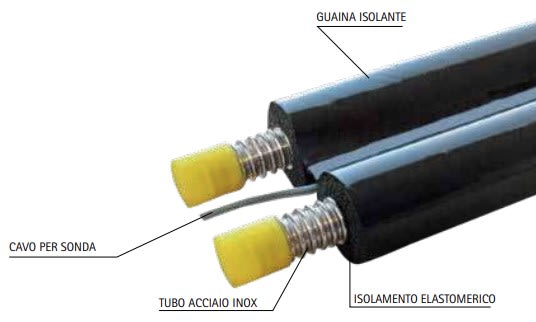SUNWOOD SRL - SWO0610682 TUBO FLEXINOX 1X1 316 DN20 50MT C/SONDA