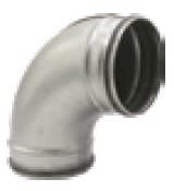 IRSAP - 3IRDLZC90031500 CURVA A 90 IN LAMIERA ZINCATA DN315