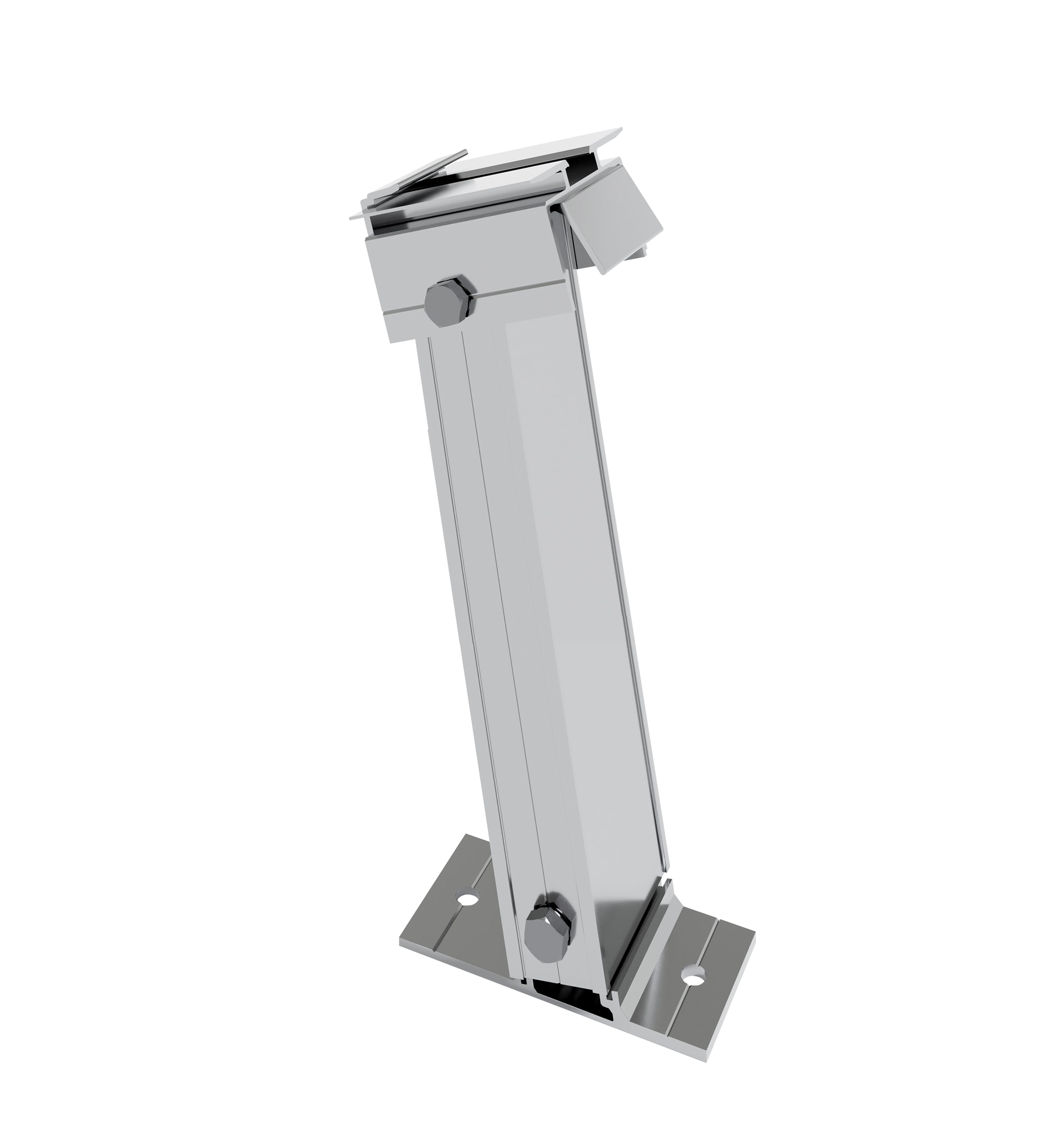 CONTACT ITALIA SRL - IICKQF0010000S Supporto posteriore 10° SPIDER in lega di alluminio per strutture fotovoltaiche su tetti piani