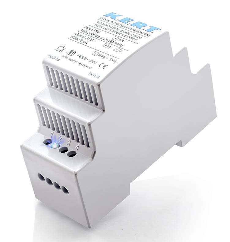 K.E.R.T. SRL - KRTKAL1225D ALIMENTATORE SW DIN115/230VAC 12VDC 1,9A