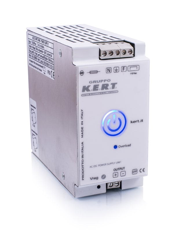 K.E.R.T. SRL - KRTKAL1208DIN ALIMENTATORE SW DIN115/230VAC 12VDC 8A