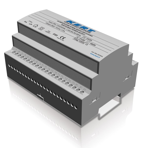 K.E.R.T. SRL - KRTKAL1207DIN ALIMENTATORE SW DIN115/230VAC 12VDC 7A