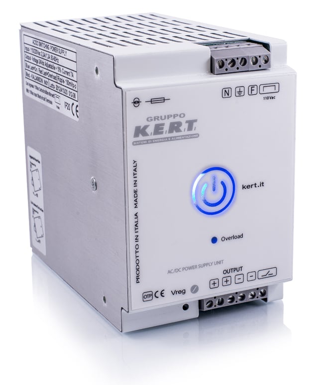 K.E.R.T. SRL - KRTKAL2415DIN ALIMENTATORE SW DIN115/230VAC 24VDC 15A