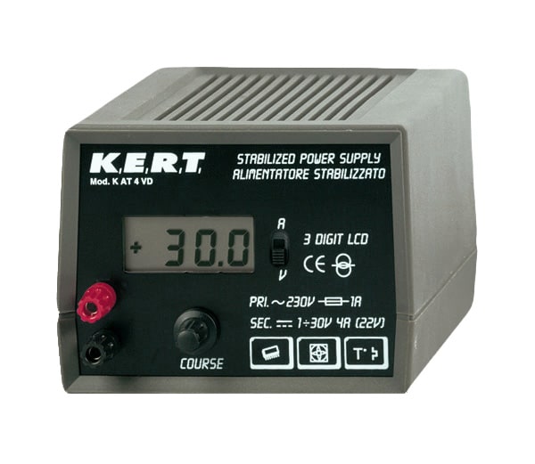 K.E.R.T. SRL - KRTKAT10VD ALIMENTATORE STABILIZZATO 115VDC 6A LCD
