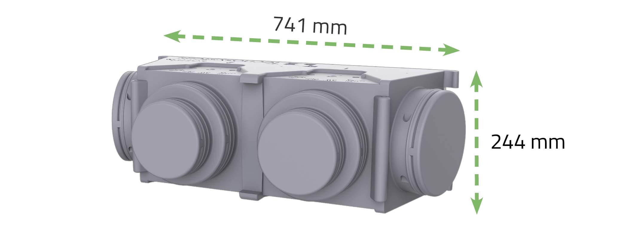 TECNOSYSTEMI SPA SOC - TNSPWD400240 PLENUM EOLO IN POLISTIRENE MOD.E2 PER SA