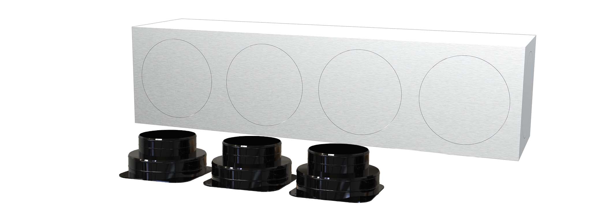 TECNOSYSTEMI SPA SOC - TNS11166903 KIT SVELTO 3 ZONE 150 PLENUM IN LAMIER