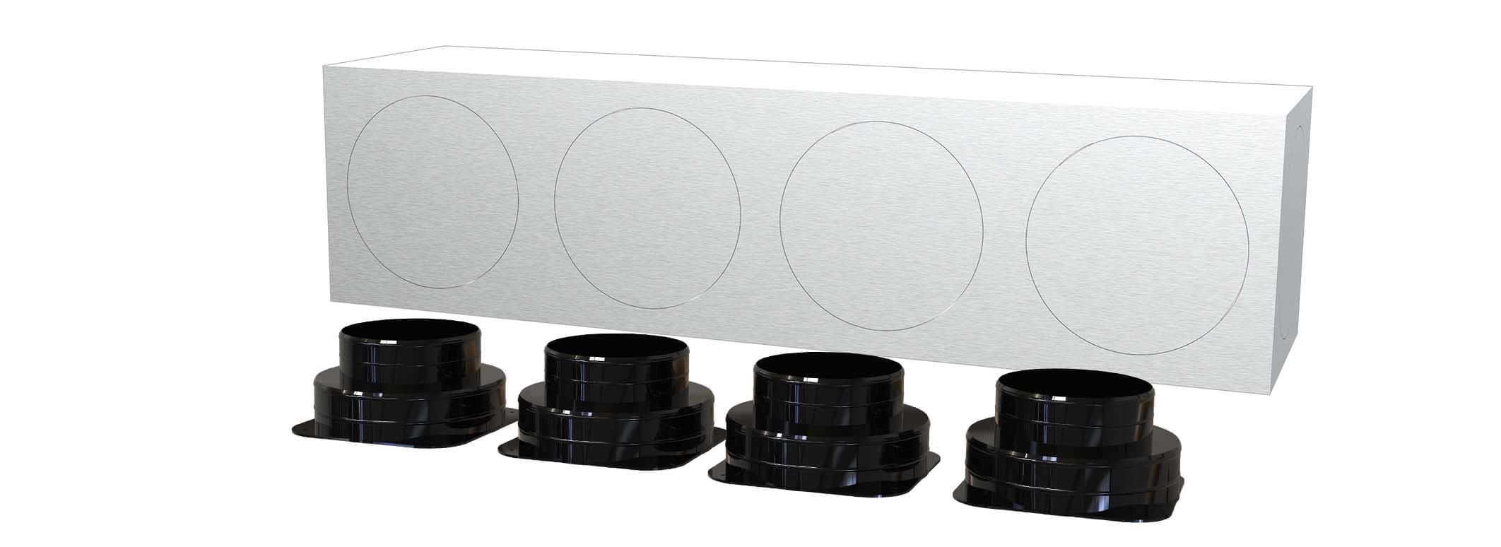 TECNOSYSTEMI SPA SOC - TNS11166904 KIT SVELTO 4 ZONE 150 PLENUM IN LAMIER