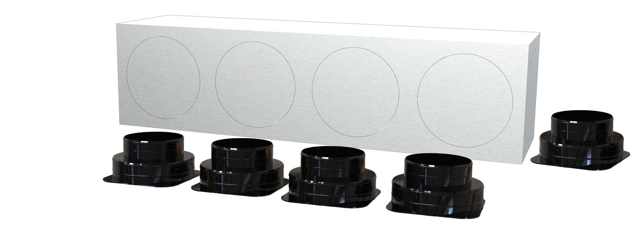 TECNOSYSTEMI SPA SOC - TNSPWD300646 KIT SVELTO 5 ZONE 200 PLENUM IN LAMIER