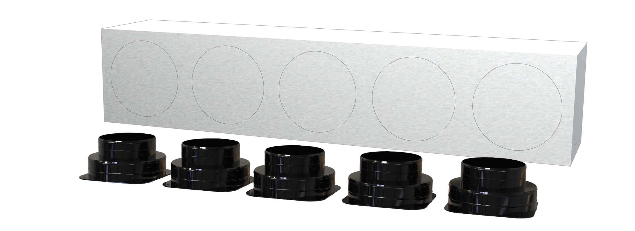 TECNOSYSTEMI SPA SOC - TNS11167445 KIT SVELTO 5 ZONE D150 PLENUM IN LAMIER