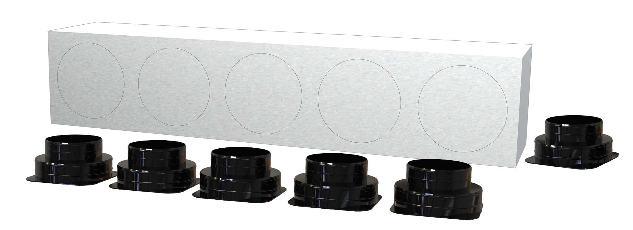 TECNOSYSTEMI SPA SOC - TNSPWD300525 KIT SVELTO 6 ZONE 150 PLENUM IN LAMIER