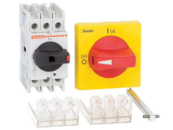LOVATO - LOVGA063SAK30063T4 SEZ. 4P 63A+ASTA 300MM+MANIG.+COPRITER.