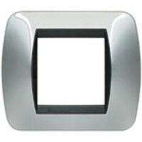 BTICINO - BTIL4802CR LIVING INT - PLACCA 2 POSTI CROMO LUCIDO