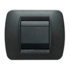 BTICINO - BTIL4802GFN LIVING INT - PLACCA 2P GRAFITE NERO