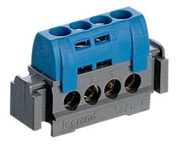 LEGRAND - LEG004840 MORSETTIERE-MORSETTIERA NEUTRO IP2X 4 FO
