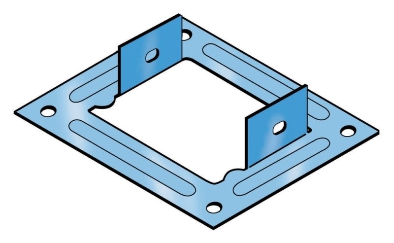 LEGRAND - LEG31X9BL51Z P31-FLANGIA ATTACCO A QUADRO 50X50 Z