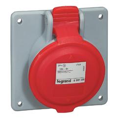 LEGRAND - LEG555189 PRESA FISSA INCASSO IP44 16A 3P+N+T 380V