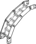 LEGRAND - LEG8312554 GLO4-CURVA A SNODO VERT. L400Z