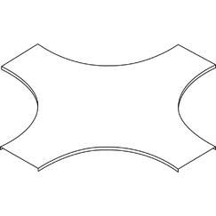 LEGRAND - LEGC362545 GLO4-COP. INCROCIO R450 L500ZC