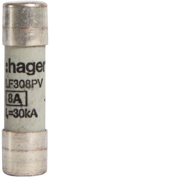 HAGER - HAGLF308PV FUSIBILE FOTOVOLTAICO 10.3X38 8A 1000V D