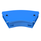 LEGRAND - LEG484365 P31-CURVA PIANA 45D 300X50 GP