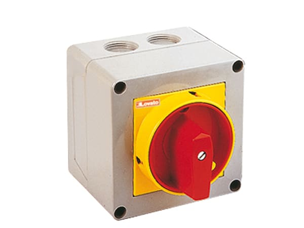 LOVATO - LOVGX1692P25 INTERR. 4P 16A CASS. PLASTICA 90X90 G/R