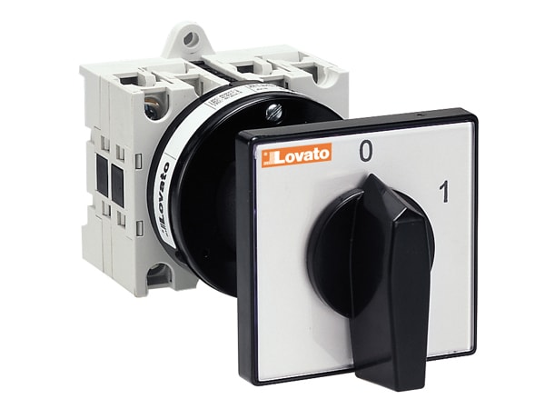 LOVATO - LOVGX20H10U INTERRUTTORE 3P 2POS.MONT.FRONT. 65X65