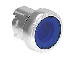 LOVATO - LOVLPSBL106 PULSANTE LUMINOSO MET. RASATO BLU