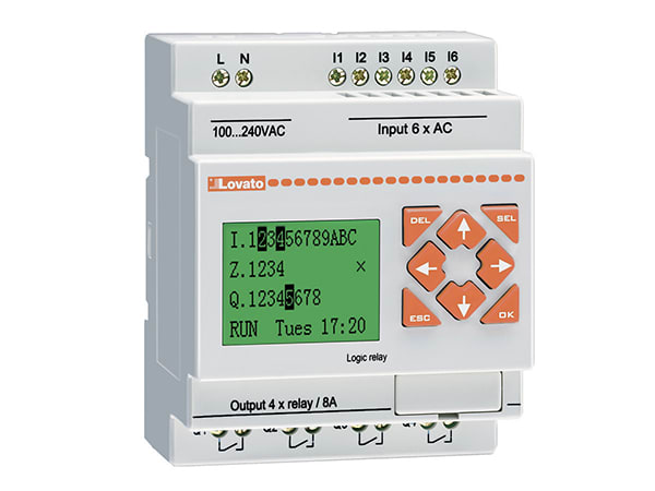 LOVATO - LOVLRD10RA240 RELE PROGRAM.6I/4O 240VAC