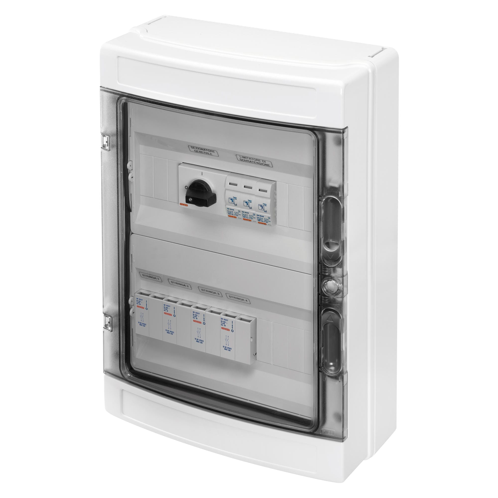 GEWISS - GEWGWD9903 QUADRO 4 STRINGHE 600V DC 50A