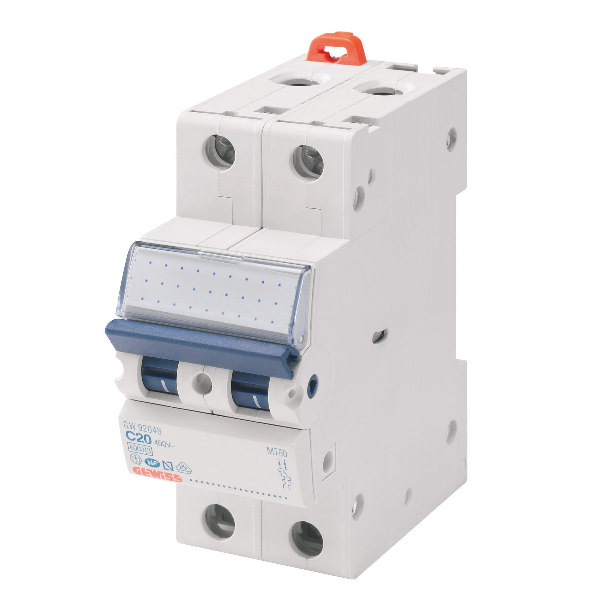 GEWISS - GEWGW92251 INT. MAGNETOTERMICO 2P B40 6KA 2M