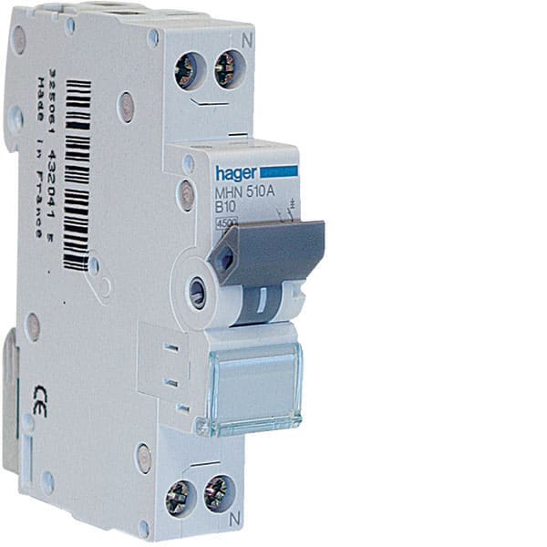 HAGER - HAGMHN532A INTERR. AUTOM.1P+N 32A 4.5KA B 1M